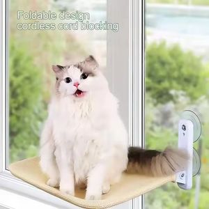 Cama para mascotas inalámbrica para gatos grandes de fácil instalación con marco de metal, hamaca cómoda para ventana de gato, nueva hamaca para gatos - Product Image 3