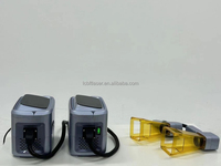 Machine de gravure laser à fibre portative 20W Max pour étiquettes de chien, bagues d'oiseaux, pneus, claviers d'ordinateur portable - Marquage laser sur métal, imprimante 3D