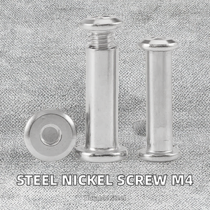 น็อตล็อคเฟอร์นิเจอร์แบบสกรูหกเหลี่ยมชิคาโก สแตนเลส 304 ชุบสังกะสี ขนาด M8 เมตริก/นิ้ว ผลิตตามสั่ง ขายส่ง - Product Image 2