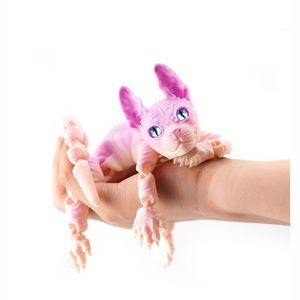 Vashine Figurine d'action souple 3D en plastique cristallin PLA, modèle de pieuvre, thème animal, échelle 1/12 - Product Image 3