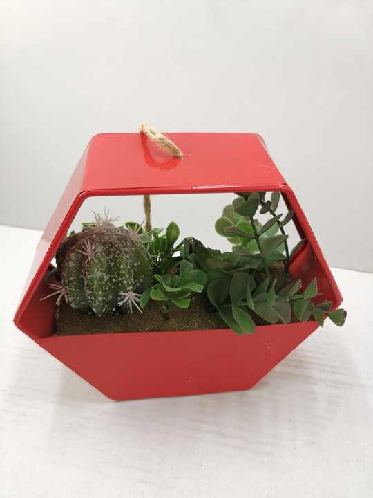 Red love High Quality Artificial Plant Ball Cactus for Indoor Decoration Artificial Plants Decoration