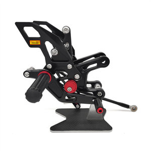 Reposapiés Traseros Ajustables CNC Personalizados para Motocicleta, para <span class=keywords><strong>KAWASAKI</strong></span> ZX6R/<span class=keywords><strong>636</strong></span> 2007 <span class=keywords><strong>2008</strong></span> - Product Image 1