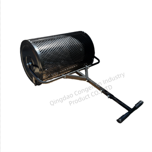 Customizable Steel Roller Spreader Easy to Assemble Mesh Compost Spreader for Lawn and Garden <strong>Topsoil</strong> - Product Image 3