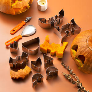 Moule à biscuits de vacances en acier inoxydable Ensembles d'<span class=keywords><strong>emporte</strong></span>-pièces d'<span class=keywords><strong>Halloween</strong></span> - Product Image 6