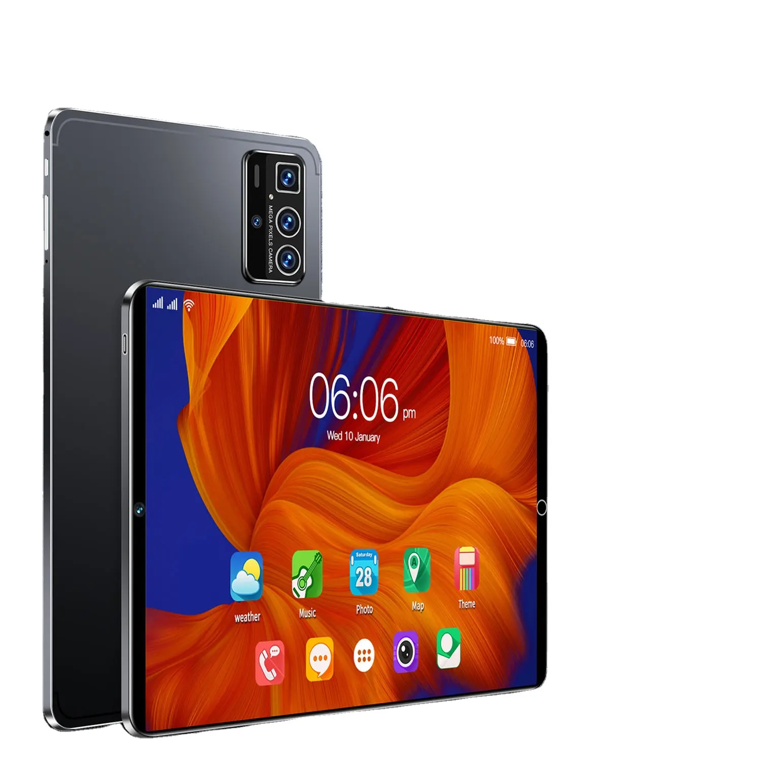 Новый популярный 10 дюймов IPS HD экран Android smart tablet Pro14 WiFi Bluetooth GPS 3G call 8 + 256 ГБ Android Tablet PC