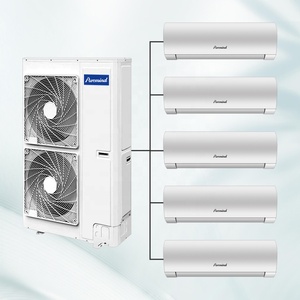 Gree Inverter sistem AC Multi Split, sistem Ducted tipe 8-18kw VRF untuk rumah VRV solusi AC sentral