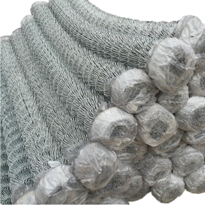 Sac tissé en métal en acier enduit de PVC de barrière de ferme de barrière de grillage de maillon de chaîne galvanisé plongé à chaud rond 3m - Product Image 6