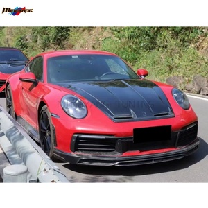 Capó de Fibra de Carbono Estilo <span class=keywords><strong>TKT</strong></span> de la Mejor Calidad para Porsche 911 992 Carrera <span class=keywords><strong>4</strong></span> 4S Turbo S 2020-2025, Cubierta de Capó Ventilada - Product Image 3