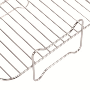 Ensemble d'accessoires pour friteuse à air transfrontalière, grille de barbecue rectangulaire, moule à pizza, outils à gâteau en acier inoxydable - Product Image 3