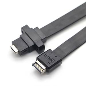 Cable combinado USB 3.1 eSATAp de alta velocidad, cable plano de datos y alimentación para disco duro externo de PC - Product Image 1