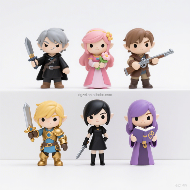 Custom 6pcs/set Japanese Game Cartoon PVC Action Figures Model Toy Figure Anime Legends Zeld  ODM Usage for Collecting