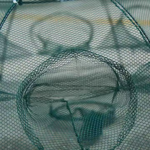 Nasse <span class=keywords><strong>de</strong></span> pêche télescopique automatique pliable portable en nylon à double nœud pour la pêche au smelt - Product Image 5