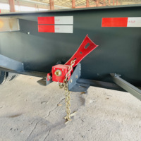 Semi-remorque porte-conteneurs à ridelles en acier JINFENG, 3-5 essieux, 60 tonnes, robuste, prix bas, vente chaude de l'usine Hebei