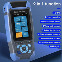 Mini OTDR NK3200 1310 1550nm 24 22dB 9 en 1 con Pantalla Táctil, Multifunción, OPM, VFL, IOLM, Mapa de Eventos, Reflectómetro de Fibra FTTH