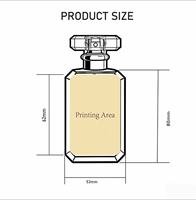 Flacon de parfum de luxe en verre, emballage cosmétique personnalisé, vide, transparent, givré, ambre, rose, noir, or, design de marque, neuf, avec bouchon à vis, 50 ml