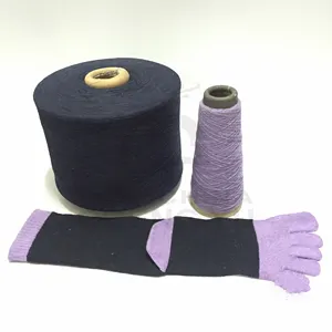 chinese yarn mill manufacturer regenerated tc sock yarn conical bobbins