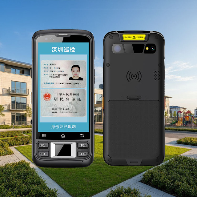Portable Handheld Fingerprint Scanner 5inch Biometric Industrial PDA Android Scanner Recognition Iris Scanning Handheld Terminal