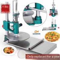 Presse à tortillas manuelle en acier inoxydable, plateau pour aplatir la pâte, idéale pour les tortillas de maïs, de blé, les pains plats, les roti, les chapati, les arepas et les pita.
