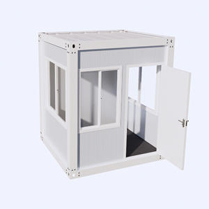 Casa Prefabricada, Caseta de Vigilancia, Cuarto de Equipos, Casas de Cristal, Diseño Contemporáneo, Panel Sándwich, Casa Contenedor Prefabricada - Product Image 1