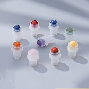 Venta Directa de Fábrica, Rodillo Facial de Jade de 5ml 10ml, Rodillo de Color Degradado, Rodillo de Cristal Natural, Varios Colores Disponibles - Product Image 4