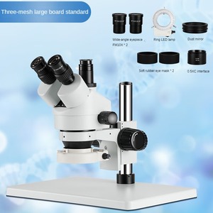 Chính xác HD hiển thị trinocular stereomicroscope điện thoại di động sửa chữa Hàn - Product Image 1