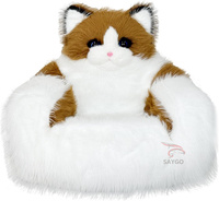 Fauteuil-canapé gonflable pliable en forme de personnage de dessin animé, peluche chat panda, ours en peluche, mobilier de salon, lit animal, canapé