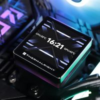 Thermalright Grand Vision 360 mm ARGB CPU enfriador líquido negro 2150RPM IPS pantalla LCD 480x480 resolución