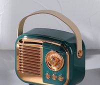 Speaker baru, retro mini portabel kartu audio radio speaker nirkabel