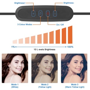 Đèn LED selfie 10 inch với nhiệt độ màu có thể điều chỉnh và ánh sáng lấp đầy có thể gập lại phù hợp với video trực tiếp tiktok - Product Image 3