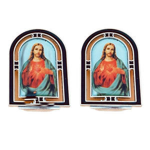 Figuras de Jesús de Colores KOMI, Marco de Arco de Esmalte, Adornos Católicos de Escritorio para Mesa, Decoración de Pared para el Hogar, Regalos Cristianos - Product Image 5