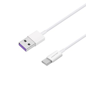 1M Trắng Loại-C cáp USB với TPE Áo khoác 5V 2.4A sạc nhanh & mịn truyền dữ liệu, thực tế cáp điện thoại cho sử dụng hàng ngày - Product Image 4