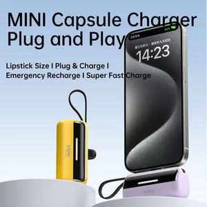 Ideas de nuevos productos Mini soporte oculto PD22.5W Cargador rápido 5000mAh Cargador de cápsula Power Banks Soporte Tecnología Productos X3 - Product Image 4