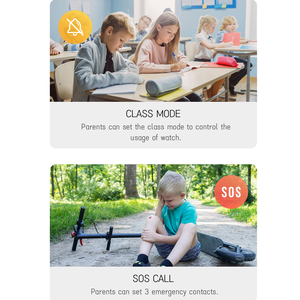 Montre connectée pour enfants étanche IP67 4G, multi-modes, localisation GPS précise, appel vidéo SOS, 800 mAh, montre connectée Android pour enfants AS06 - Product Image 6