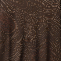 T-shirt à manches longues 3D AOP 100% polyester séchage rapide col rond marron pour l'automne décontracté en gros RTS OEM ODM avec motif