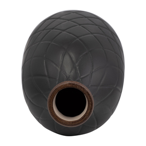 Vaso in ceramica con motivo a quadri per l'arredamento del soggiorno e vaso decorativo per fiori per la camera da letto - Product Image 6