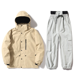 Trajes de Esquí y <span class=keywords><strong>Ropa</strong></span> de Snowboard Unisex, Impermeables, Transpirables, Resistentes al Viento, 100% Poliéster, Cálidos, Modelos Transfronterizos - Product Image 1