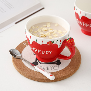 Mug à café en céramique grande capacité motif de dessin animé moderne utilisation en fête passe au micro-ondes au lave-vaisselle personnalisable couleur logo maison bureau - Product Image 5