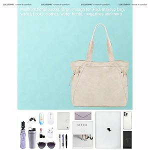 Nueva Bolsa de Almacenamiento Multifuncional Práctica y Resistente al Agua de 18L, Estilo Lulu, para Uso Casual, Yoga y Actividades al Aire Libre - Product Image 4