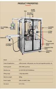 Machine à café décaféinée automatique à grande vitesse, scellant de capsules <span class=keywords><strong>Dolce</strong></span> <span class=keywords><strong>Gusto</strong></span>, emballage plastique pour poudre de boisson, <span class=keywords><strong>capsule</strong></span> de café - Product Image 4