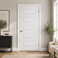 Portes intérieures modernes en bois, design pour salon, bureau, hôtel, étanches, en MDF plaqué mélamine, sur mesure