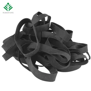 Black #84 Extra Wide Large Premium Outdoor Rubberbands, Hecho en China, High Heat UV Resistant