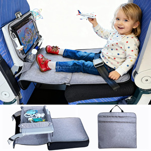 Cama de avión para niños pequeños con cubierta de bandeja que se convierte en bolsa, extensor de asiento de avión para niños pequeños, bolsa de cama de avión para bebés - Product Image 1
