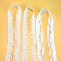 Fabricant de lacets élastiques en maille blanche brodée à bas prix pour vêtements