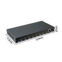Telelink 8CH H.265 H.264 HDMI-Encoder Video-Encoder für Live-Streaming HD 1080P AAC/MP3 HLS/RTMP/RTSP/HTTP/UDP/SRT