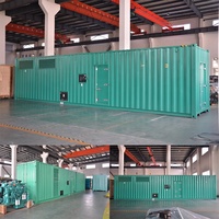 Groupe électrogène diesel silencieux en conteneur avec moteur Cummins, 1320 kW 1650 kVA
