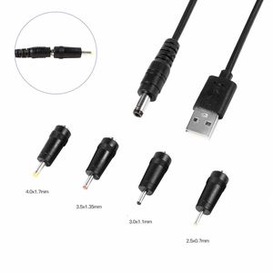 Câble <span class=keywords><strong>USB</strong></span> 20AWG noir/blanc vers prise d'alimentation 5V DC, connecteur de câble à barillet 5,5 mm * 2,1 mm - Product Image 6