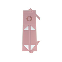 Boîte cadeau pliable magnétique en carton coloré de luxe pour robe avec ruban