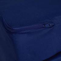 Futón Plegable Portátil de Viaje Tipo Z de 60 x 190 cm, Azul Oscuro, Ahorra Espacio