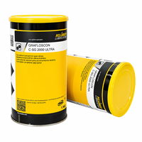 Lubrifiant pour engrenages ouverts Kluber GRAFLOSCON C-SG 2000 ULTRA 2000 cSt, graisse graphite haute performance pour fours rotatifs et broyeurs, 1 kg