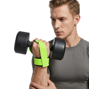 Sangles de musculation en néoprène personnalisées de haute qualité, unisexes, antidérapantes, respirantes, avec logo coloré, pour la musculation - Product Image 1